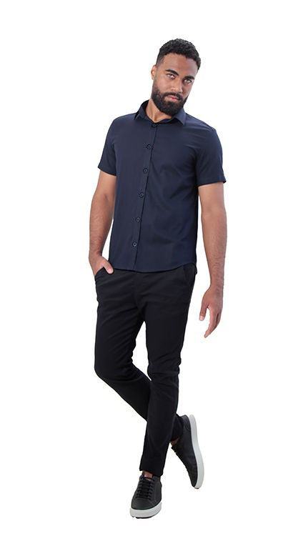 CAMISA MANGA CURTA SLIM FIT FLAMÊ