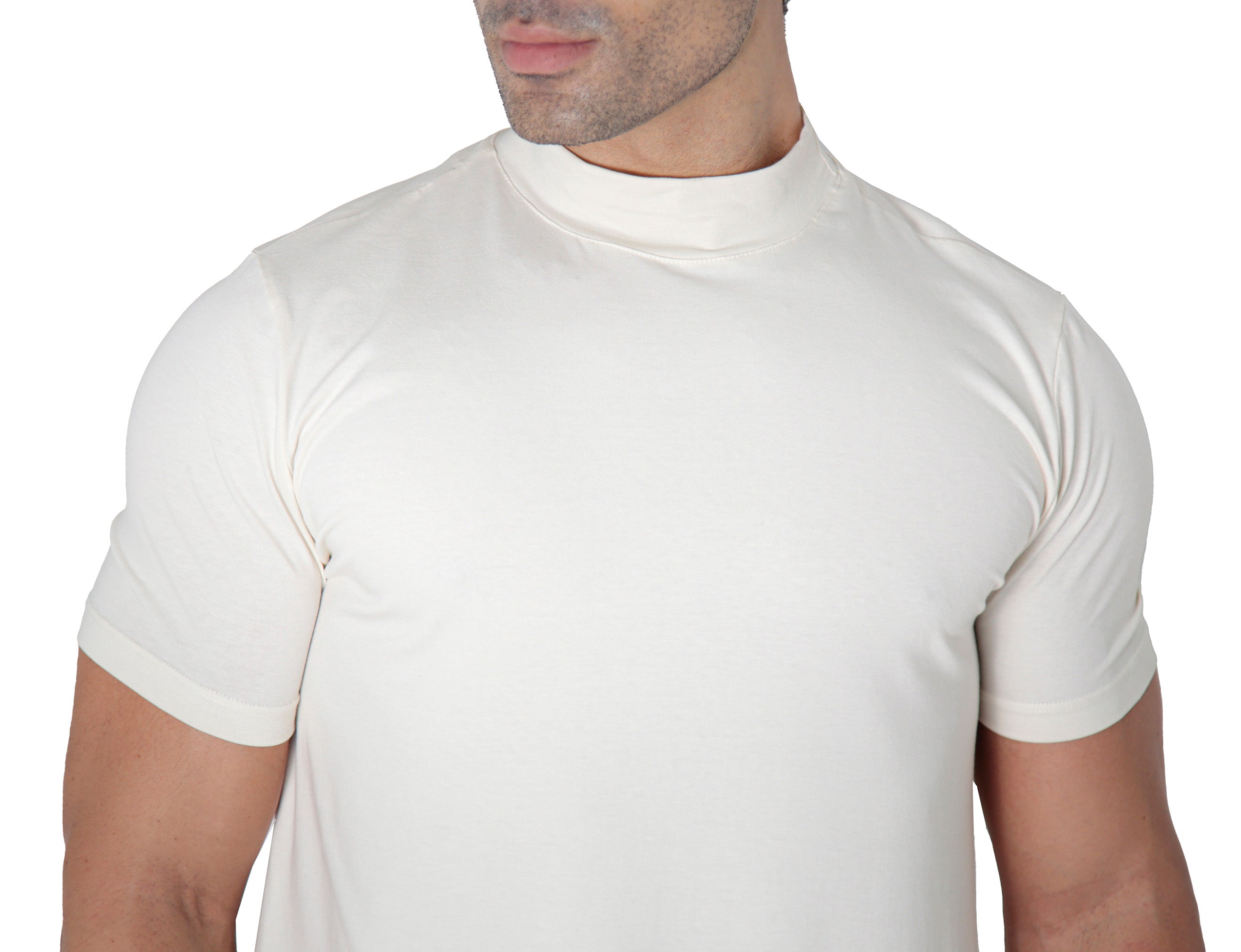 CAMISETA PREMIUM ALGODÃO EGÍPCIO GOLA ALTA