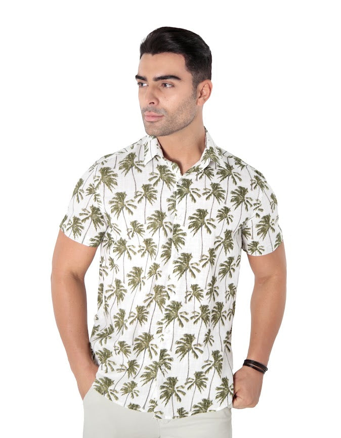 CAMISA MANGA CURTA SLIM FIT FLAMÊ