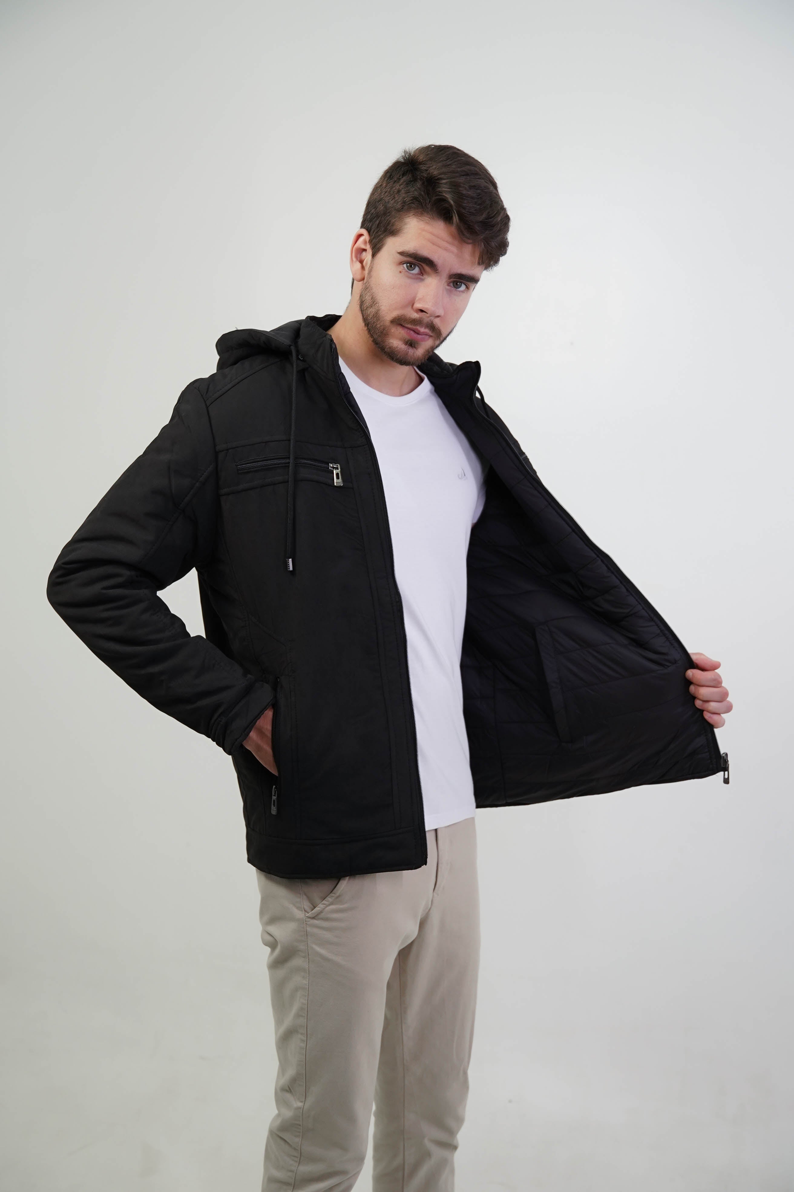 JAQUETA DUO ESSENTIAL CASACO DUPLA FACE 2 EM 1