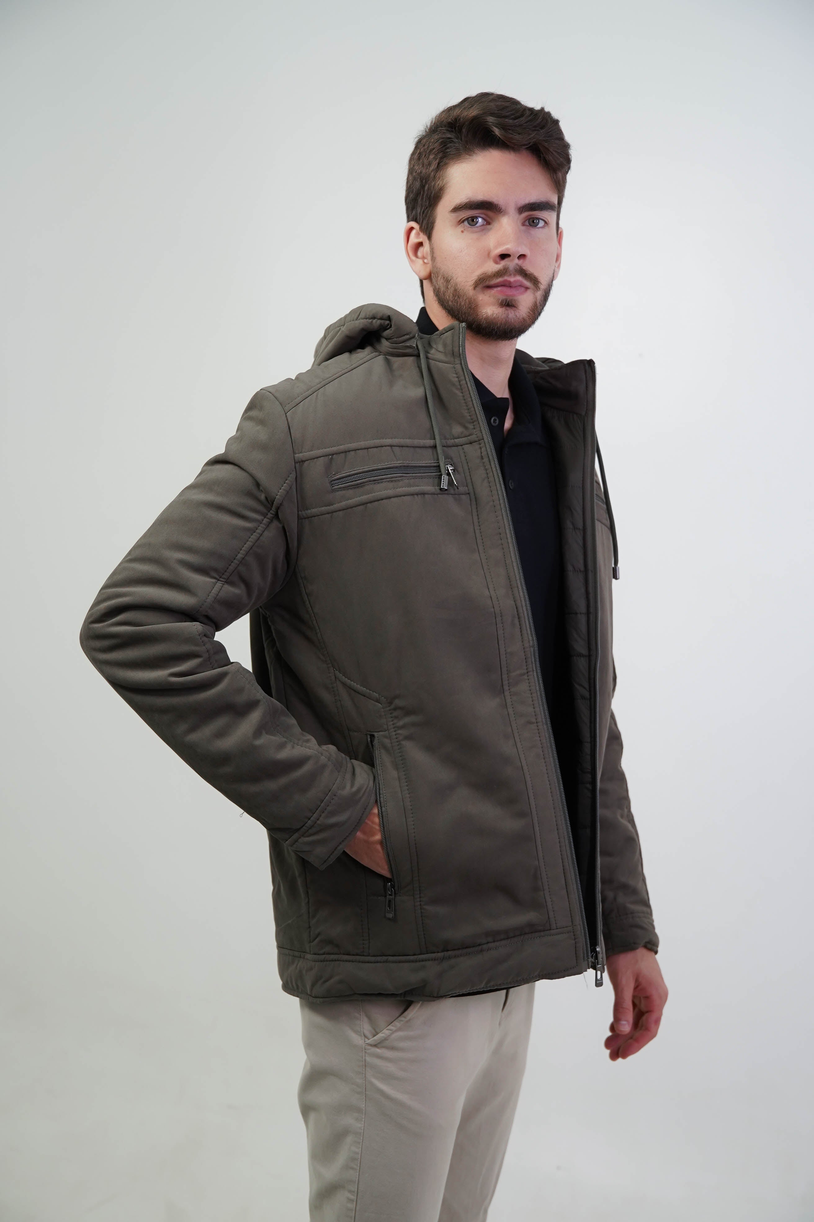 JAQUETA DUO ESSENTIAL CASACO DUPLA FACE 2 EM 1