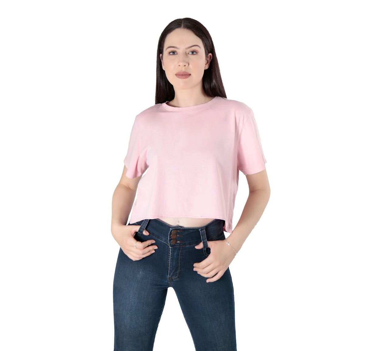 CROPPED STONED COLOR