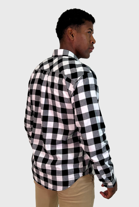 CAMISA XADREZ FLANELA OVERSHIRT MANGA LONGA