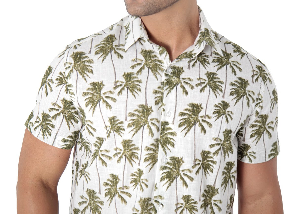 CAMISA MANGA CURTA SLIM FIT FLAMÊ