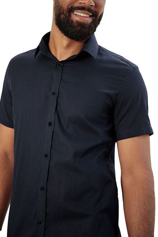 CAMISA MANGA CURTA SLIM FIT FLAMÊ