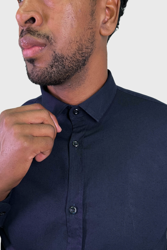 CAMISA MANGA LONGA LINHO SLIM FIT