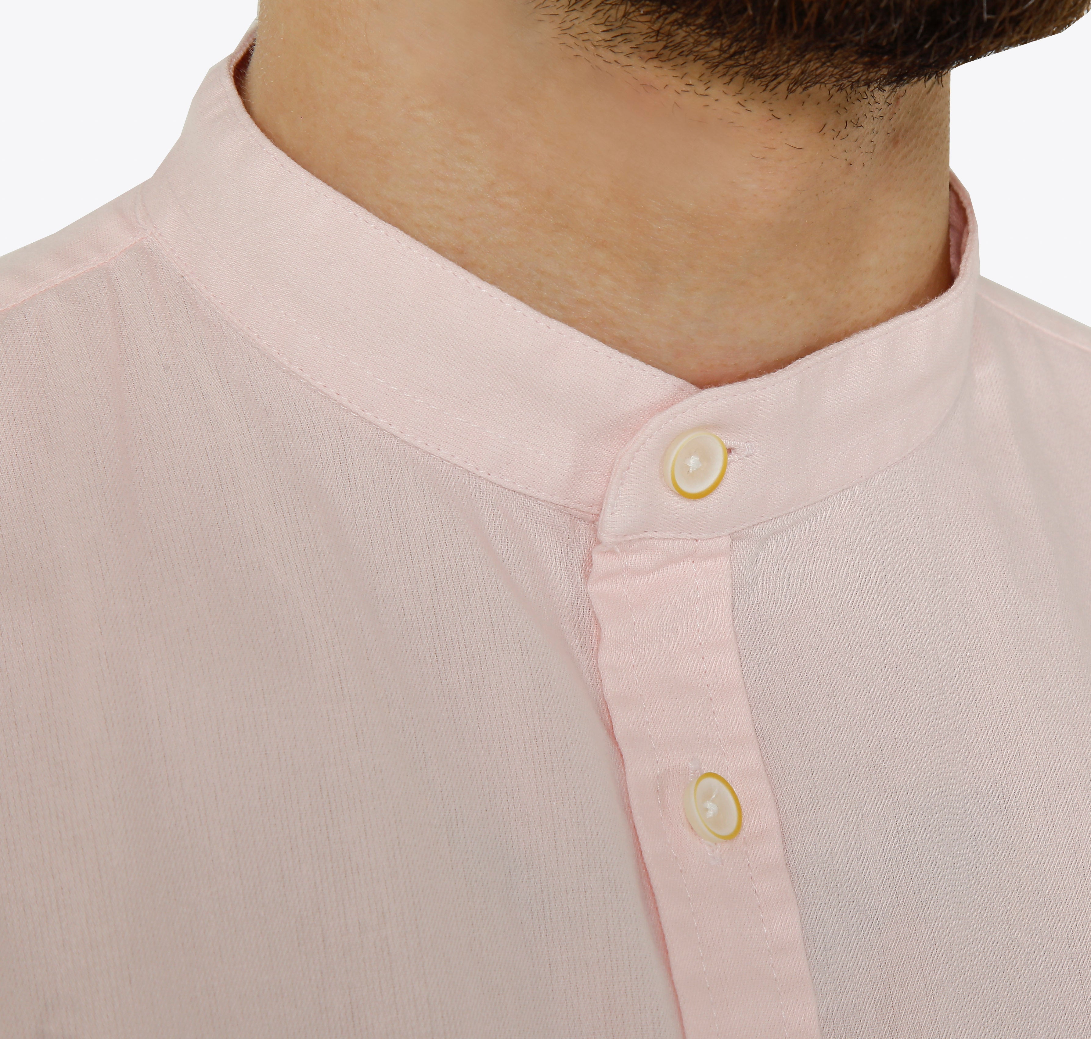 CAMISA MANGA CURTA GOLA PADRE SARJA ESTONADA