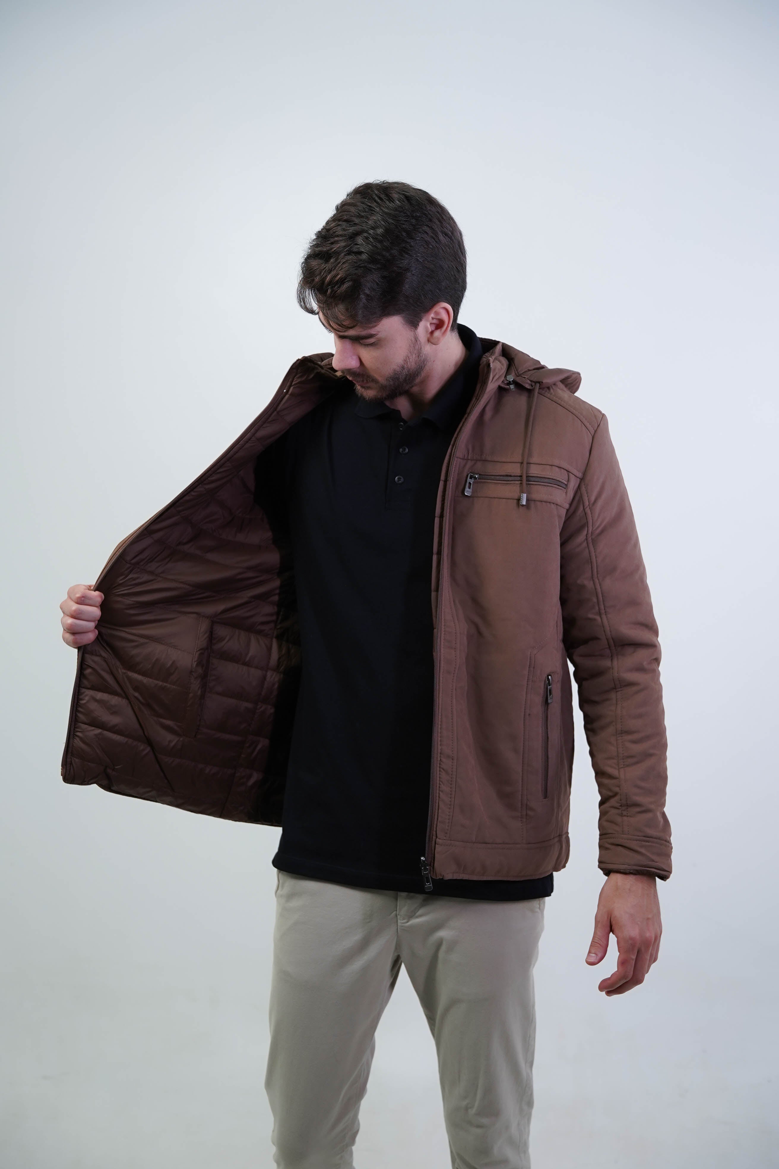 JAQUETA DUO ESSENTIAL CASACO DUPLA FACE 2 EM 1