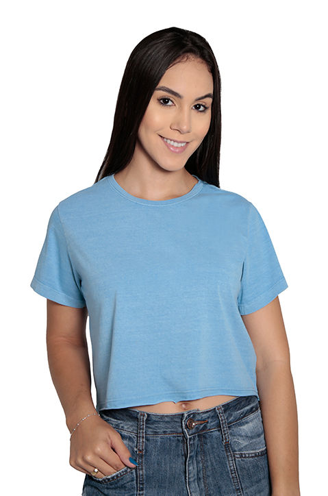 CROPPED STONED COLOR