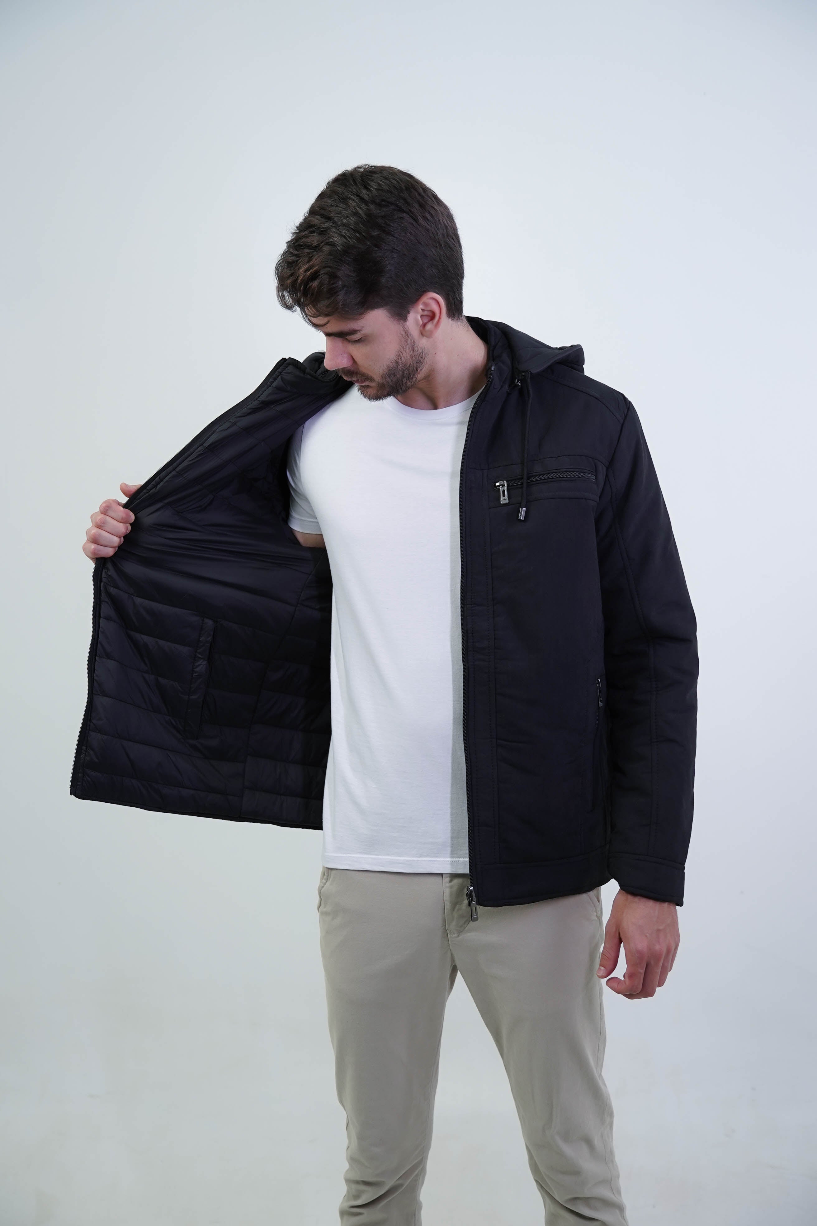 JAQUETA DUO ESSENTIAL CASACO DUPLA FACE 2 EM 1