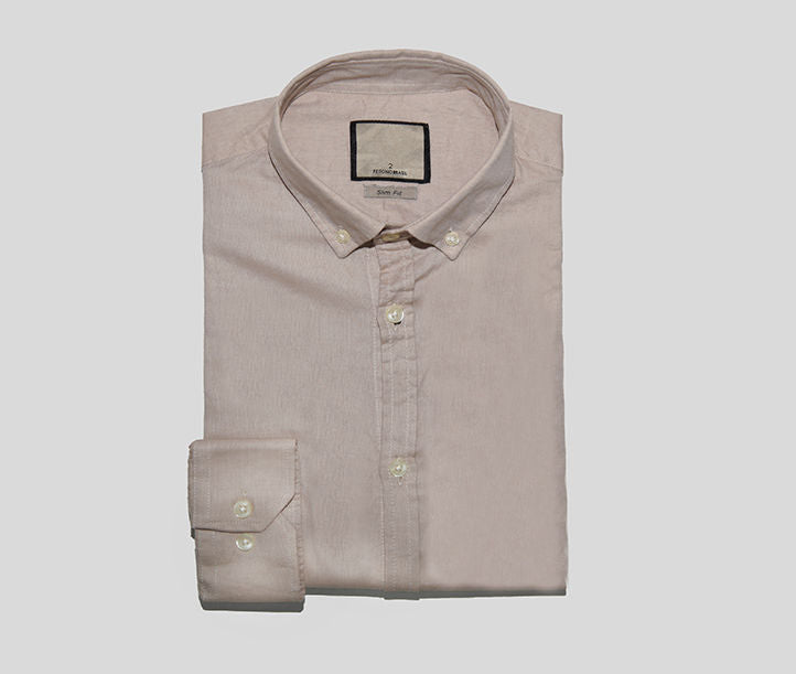 CAMISA MANGA LONGA SLIM FIT OXFORD BUTTON DOWN