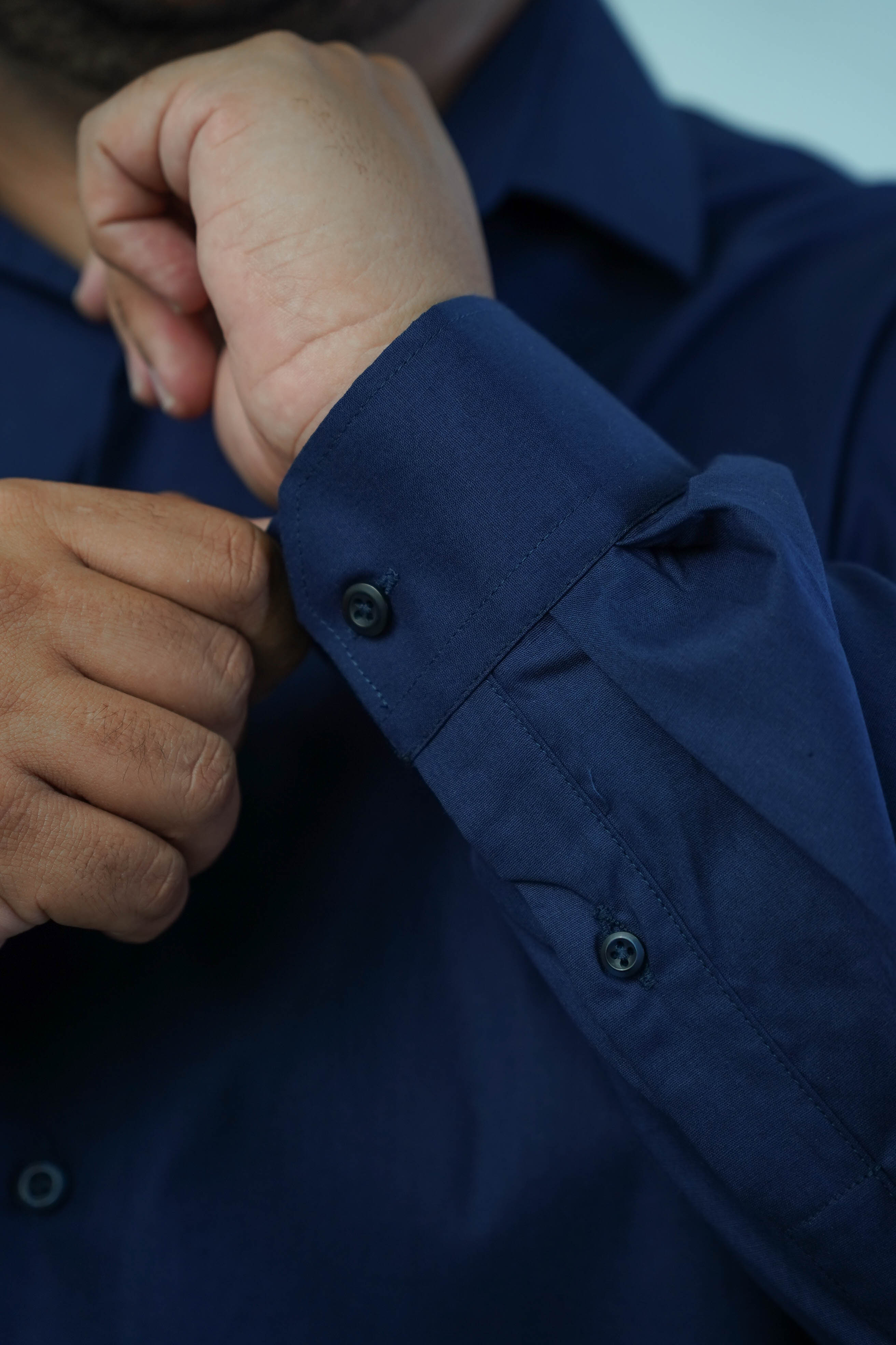 CAMISA SOCIAL PLUS SIZE BÁSICA LISA