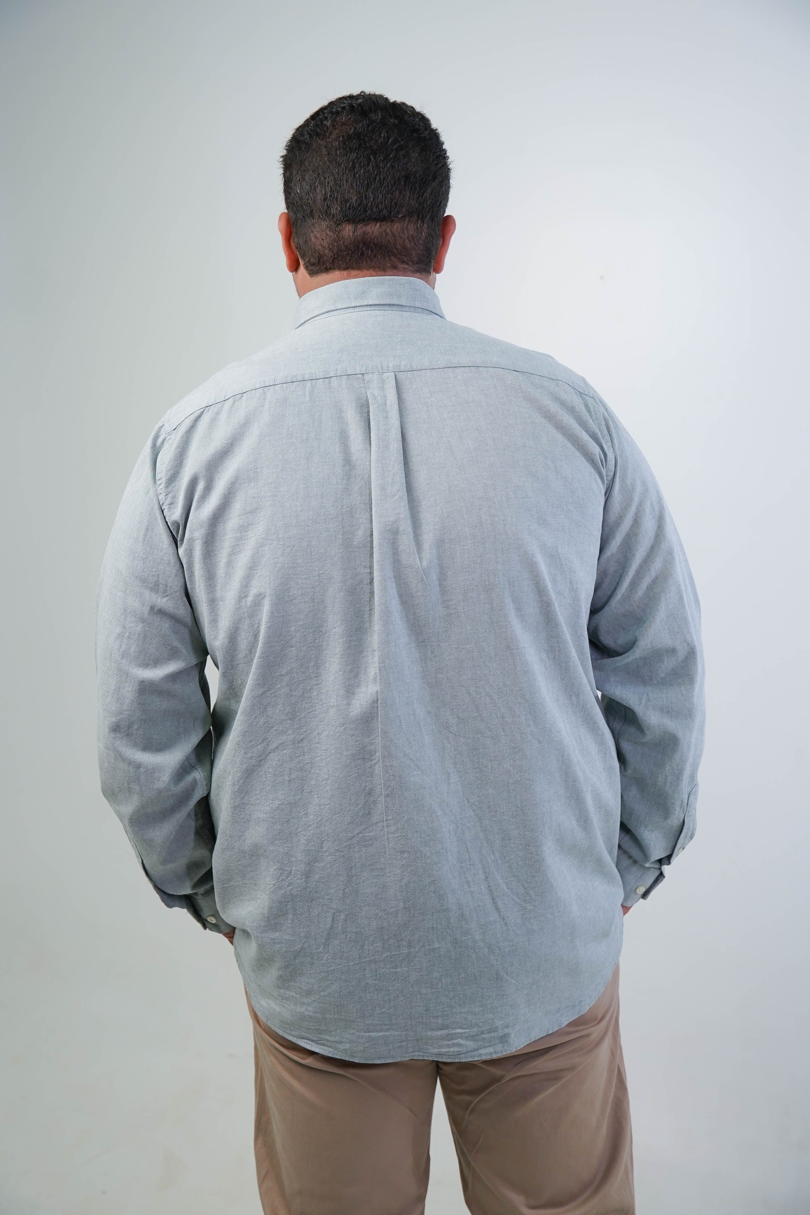 CAMISA MANGA LONGA PLUS OXFORD BUTTON DOWN