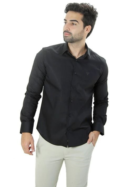 CAMISA MANGA LONGA COMFORT BÁSICA