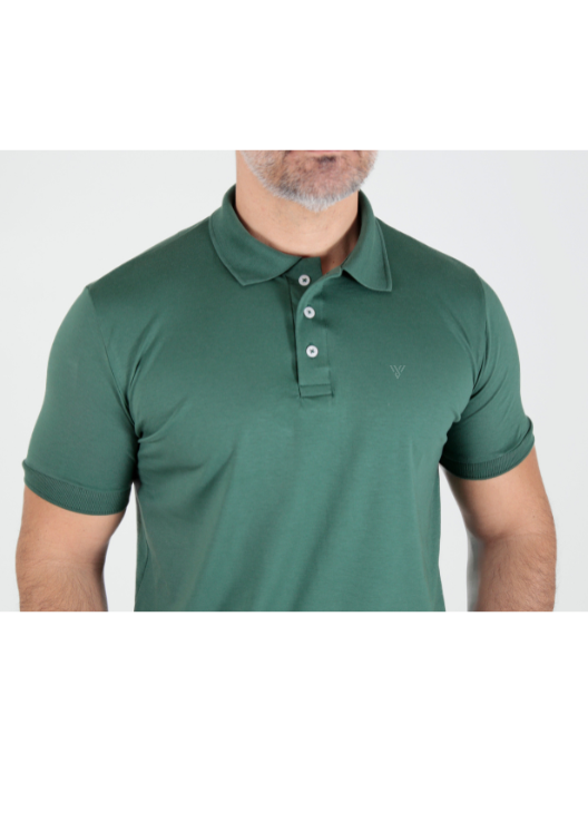 POLO COTTON PIMA COM ELASTANO LISA
