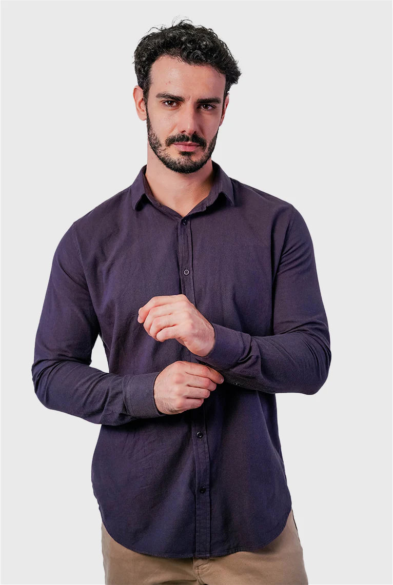 CAMISA FLANELA MANGA LONGA SLIM FIT