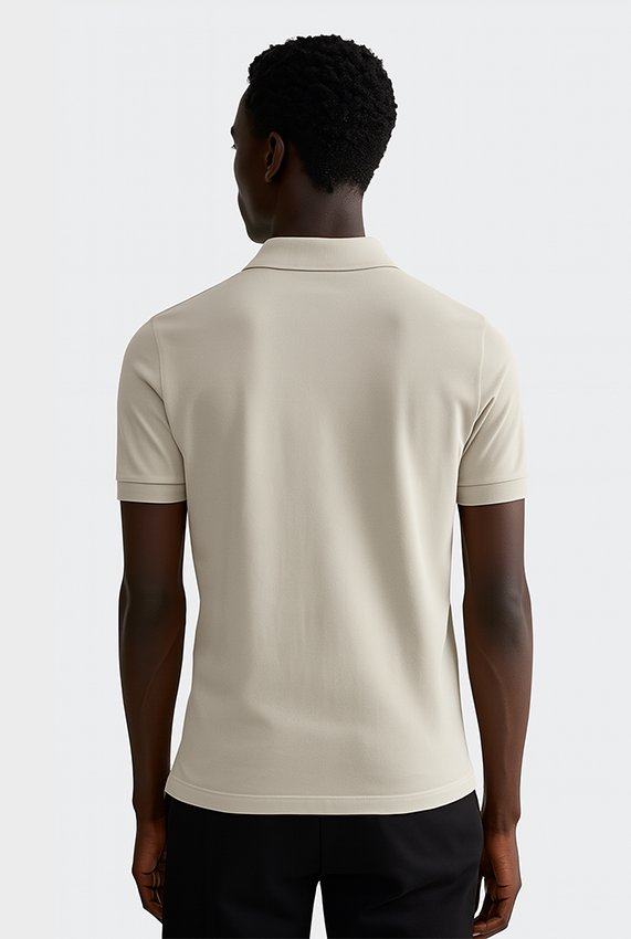 POLO PIQUET PIMA COM ELASTANO LISA