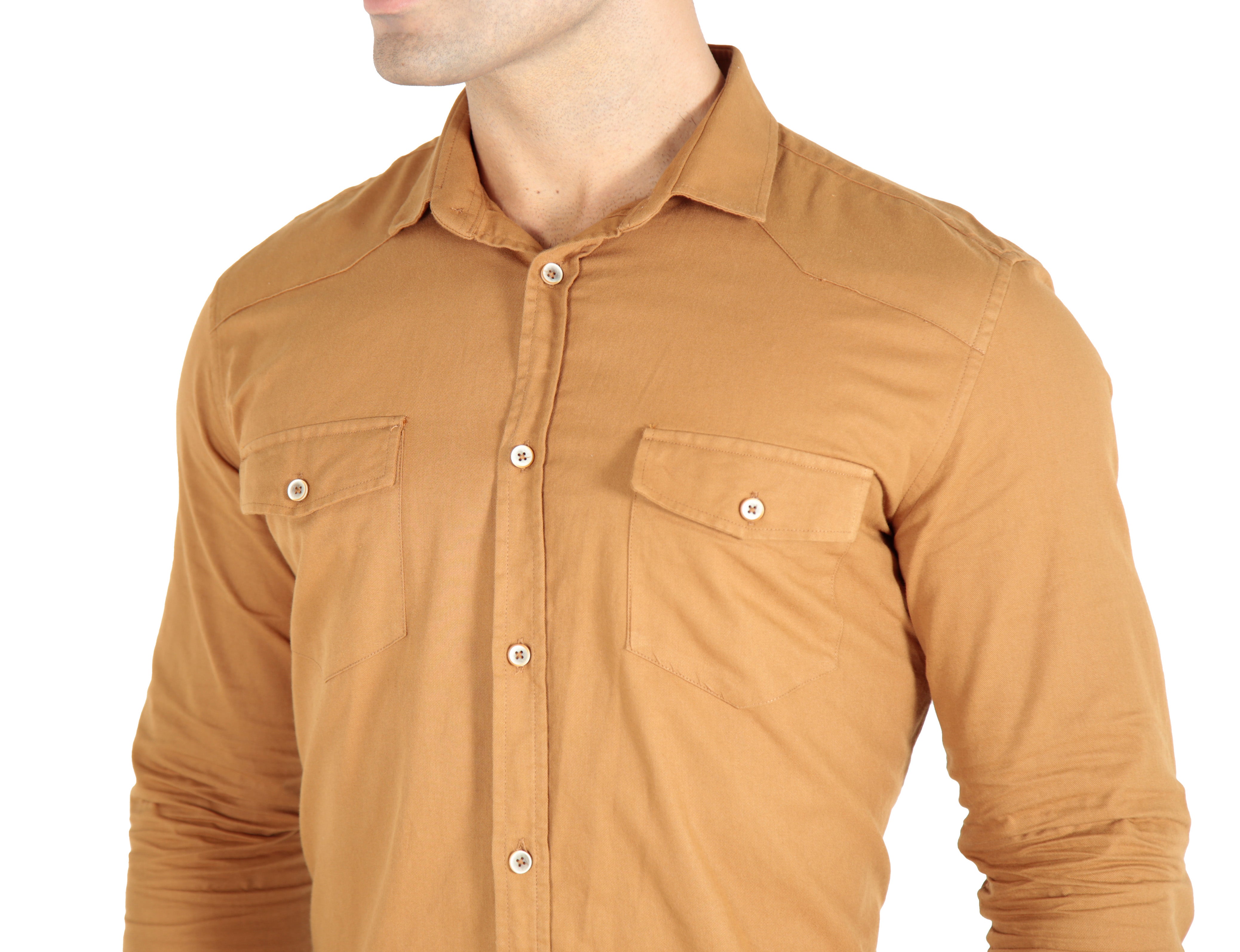 CAMISA MANGA LONGA SLIM FIT SARJA