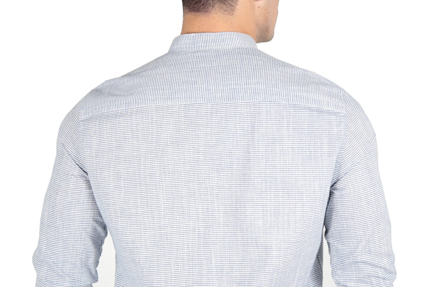 CAMISA MANGA LONGA SLIM FIT GOLA PADRE LISTRAS