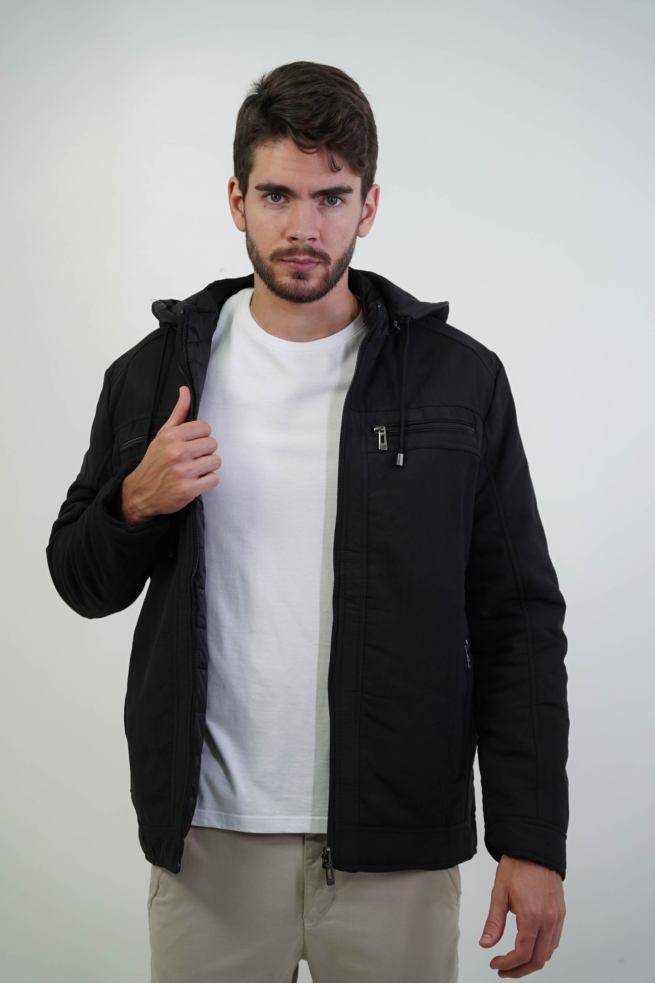 JAQUETA DUO ESSENTIAL CASACO DUPLA FACE 2 EM 1