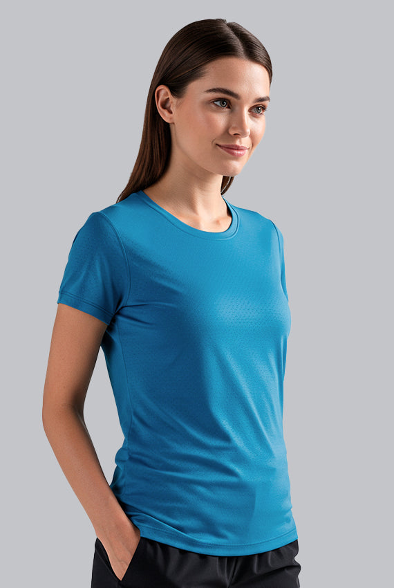 CAMISETA FEMININA FITNESS DRY POLIAMIDA