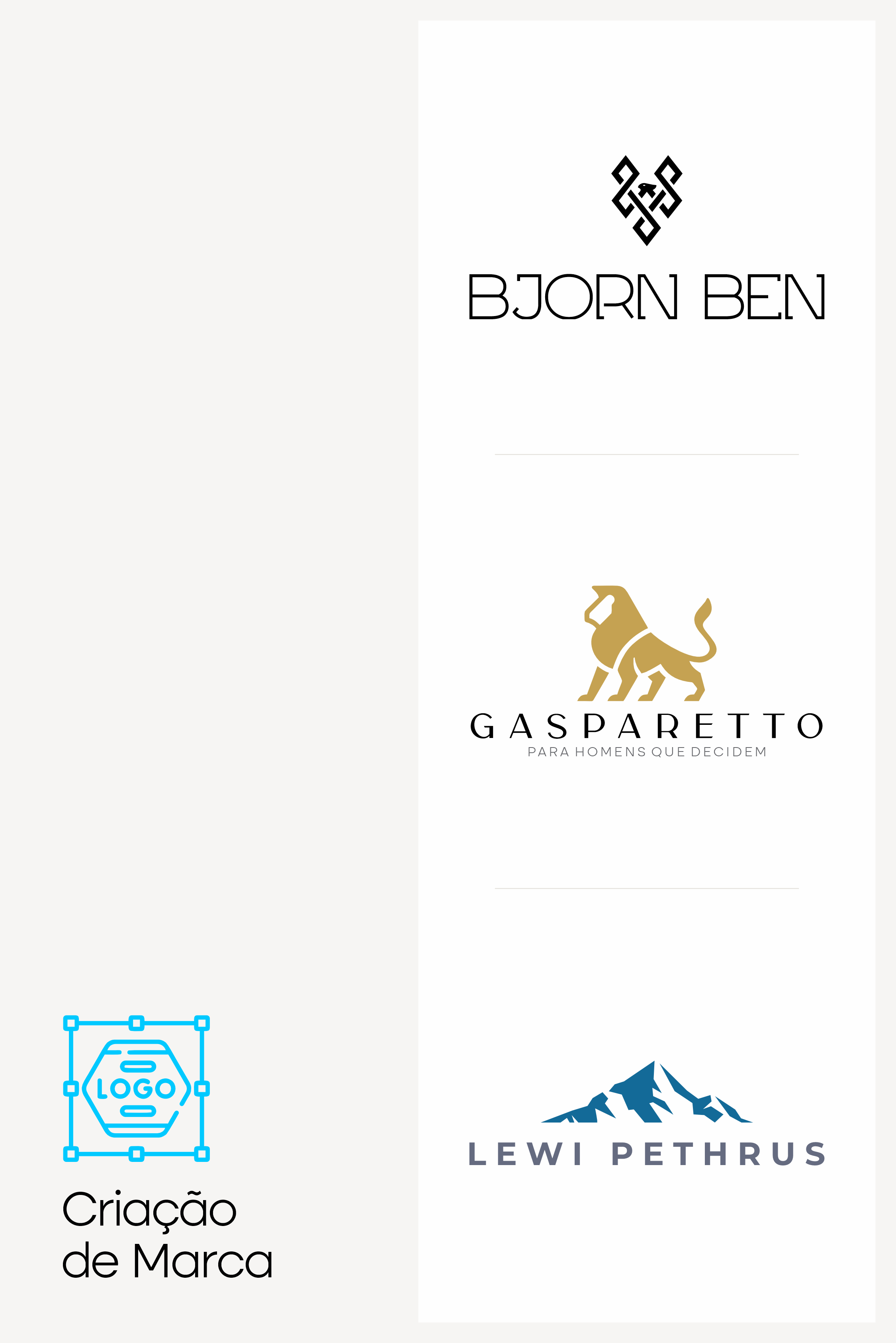 CRIAÇÃO DE LOGO/MARCA + KIT MARCA PRÓPRIA