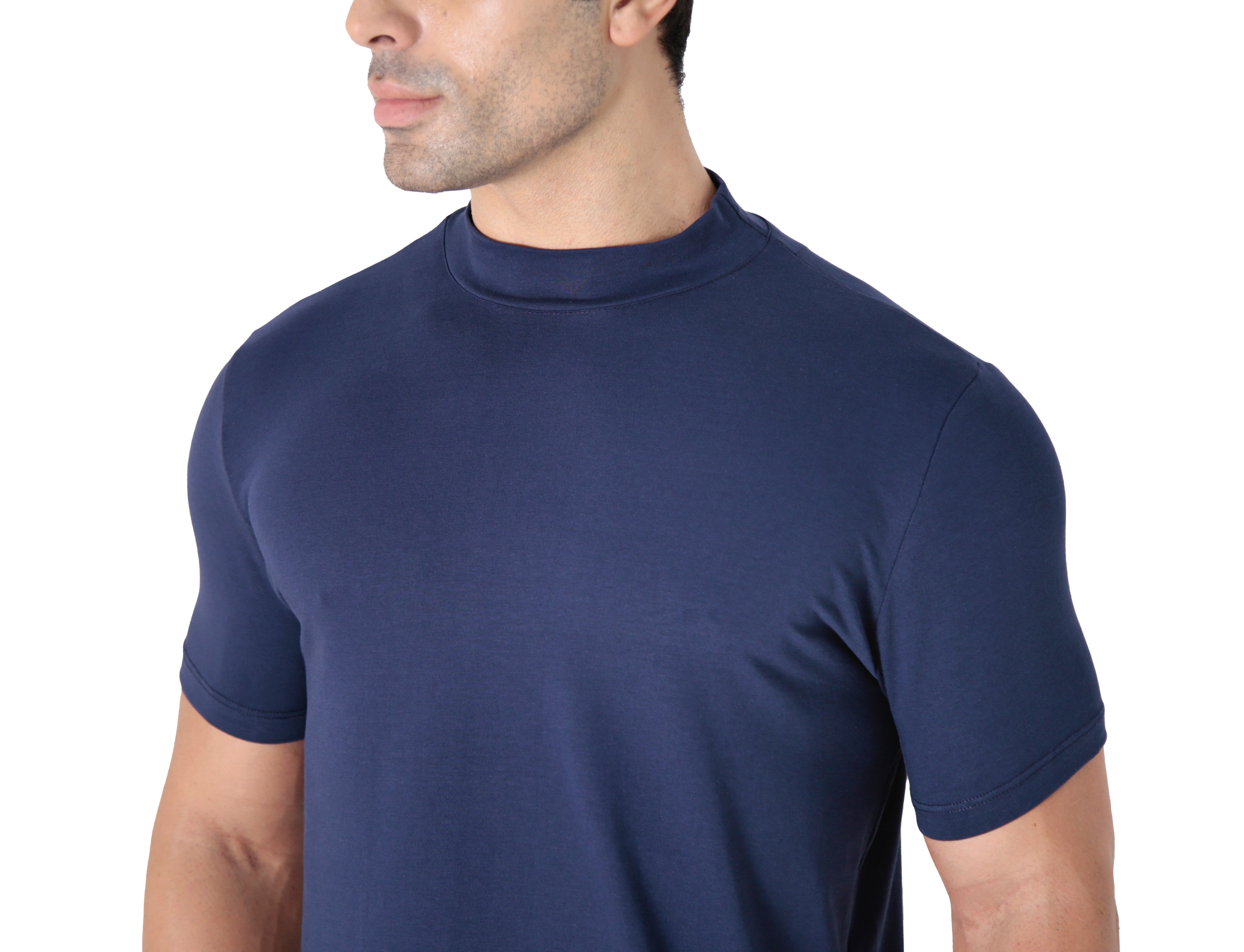 CAMISETA PREMIUM ALGODÃO EGÍPCIO GOLA ALTA