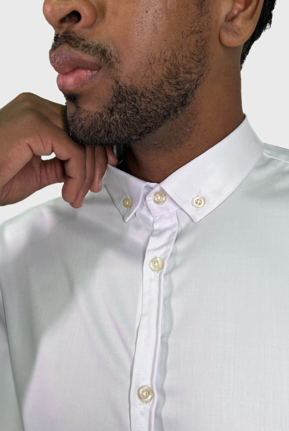 CAMISA MANGA LONGA SLIM FIT OXFORD MODAL BUTTON DOWN