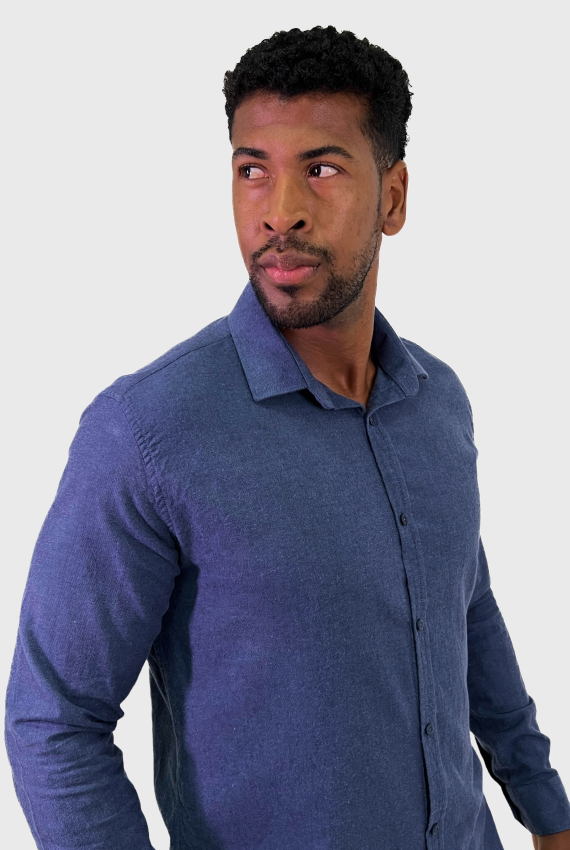 CAMISA FLANELA MANGA LONGA SLIM FIT