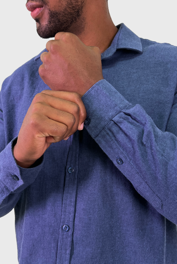 CAMISA FLANELA MANGA LONGA SLIM FIT