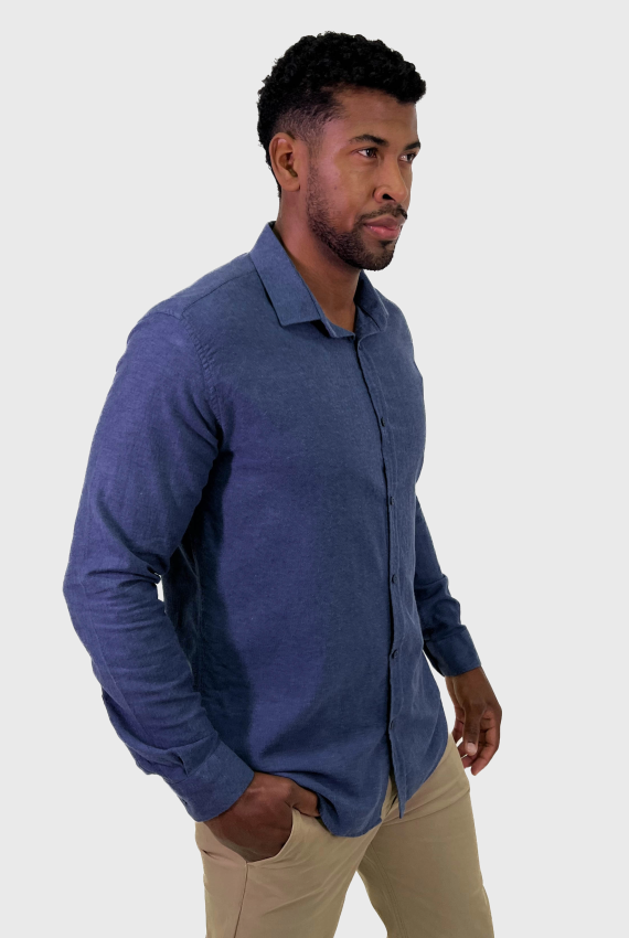 CAMISA FLANELA MANGA LONGA SLIM FIT