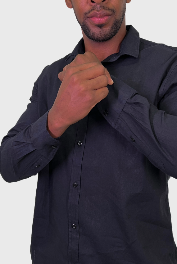 CAMISA MANGA LONGA LINHO SLIM FIT