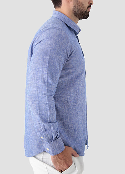 CAMISA MANGA LONGA LINHO SLIM FIT