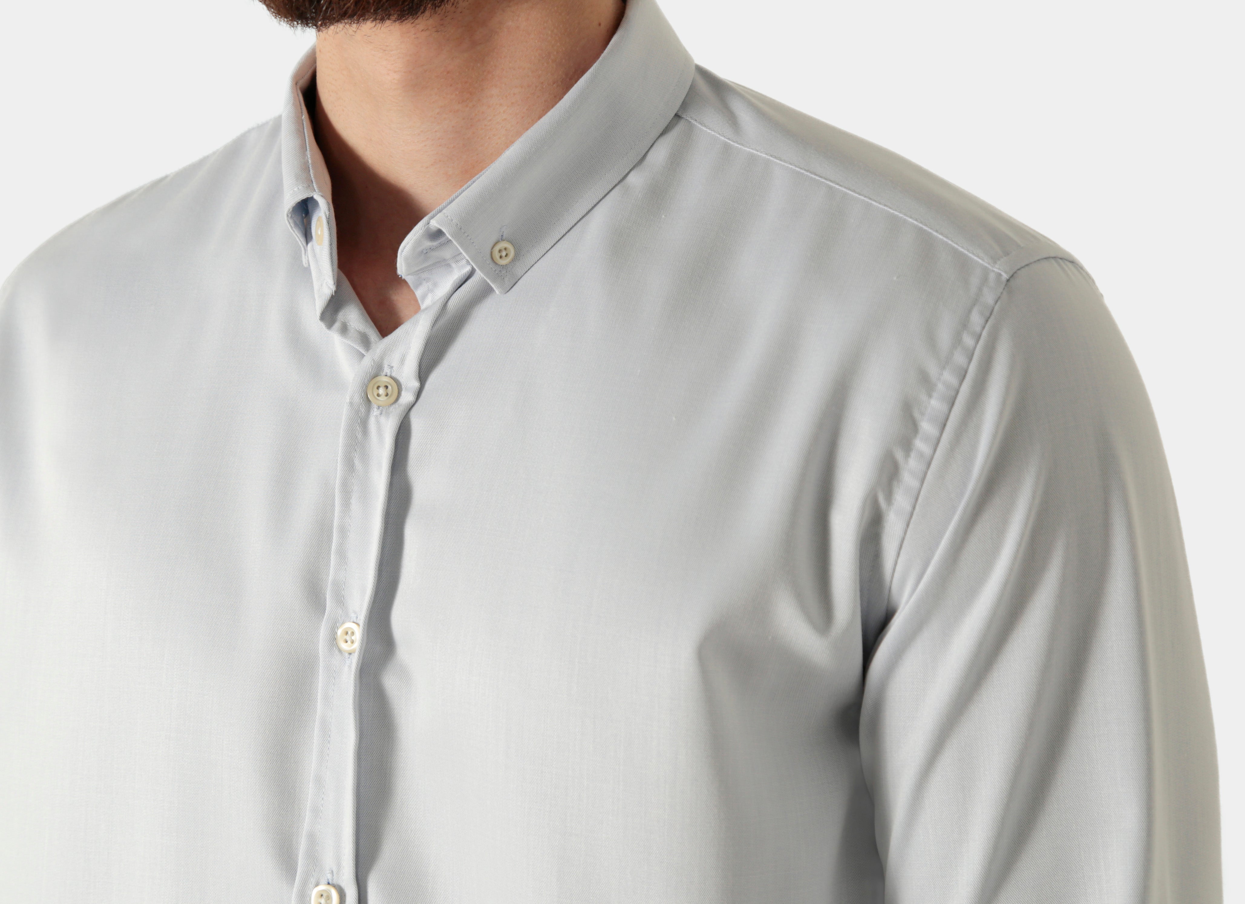 CAMISA MANGA LONGA SLIM FIT OXFORD MODAL BUTTON DOWN