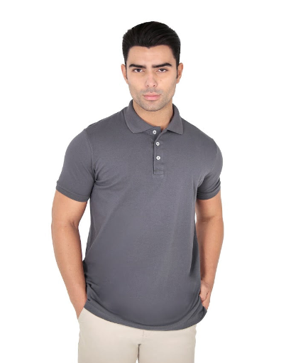 POLO PIQUET PIMA COM ELASTANO LISA