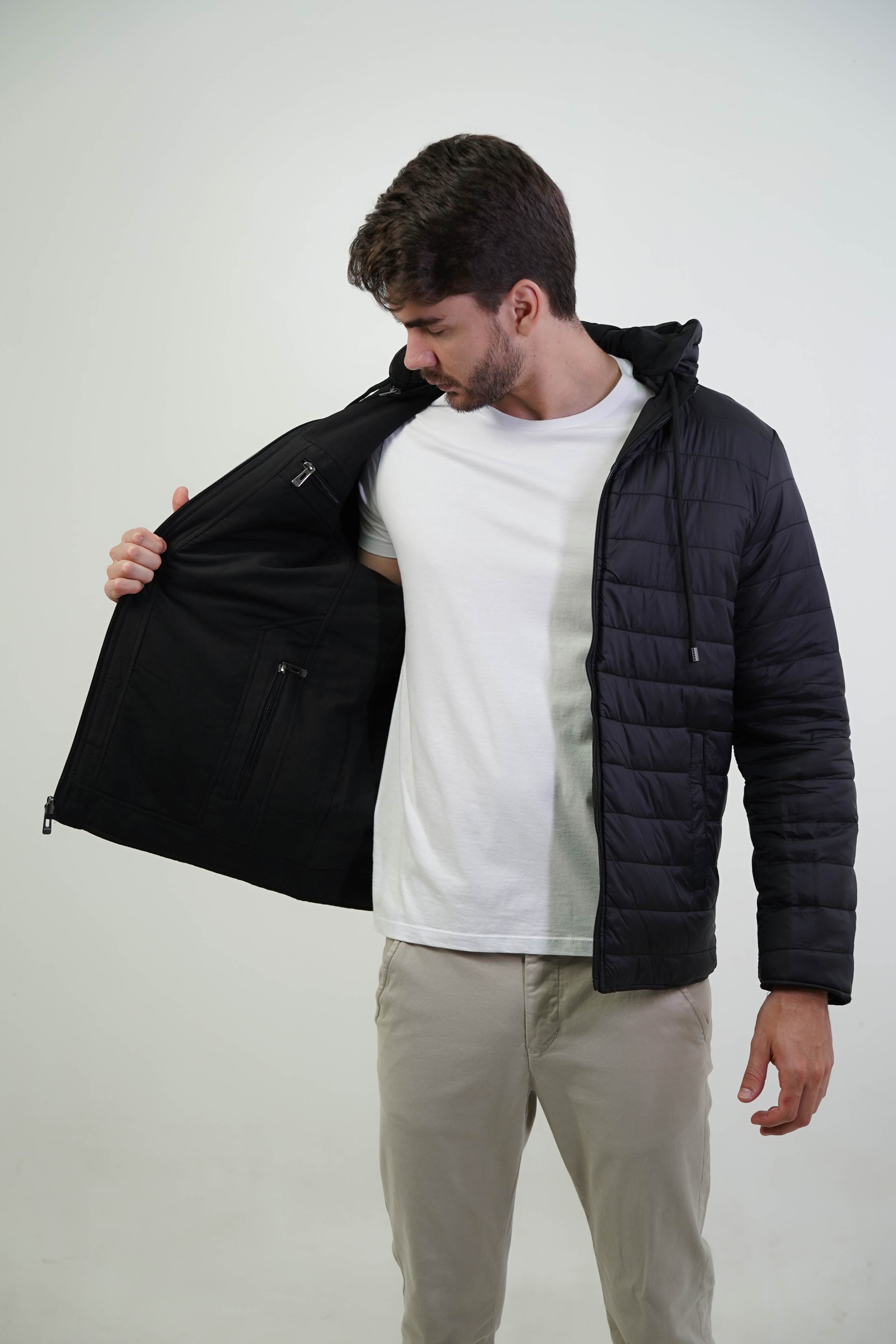 JAQUETA DUO ESSENTIAL CASACO DUPLA FACE 2 EM 1