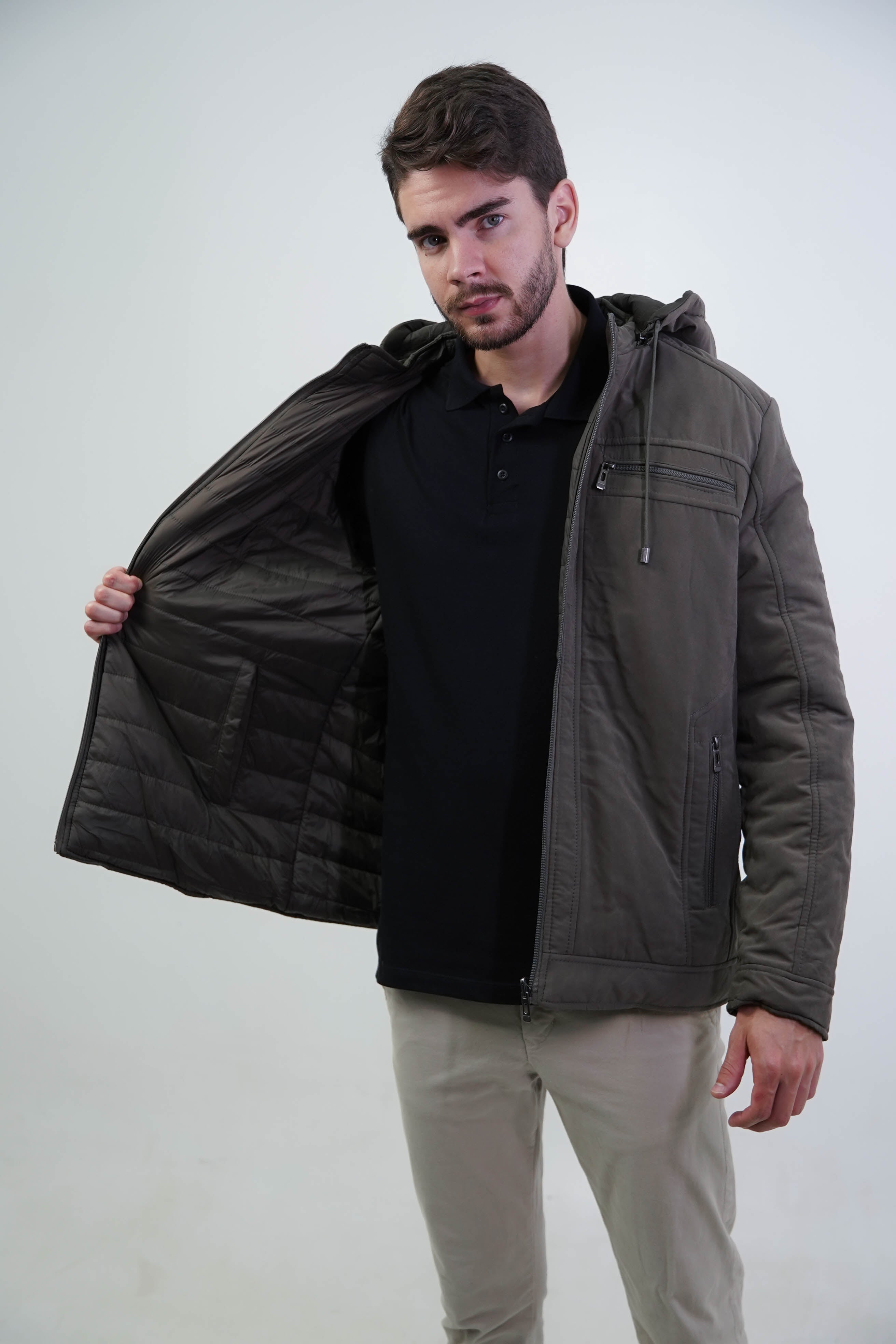 JAQUETA DUO ESSENTIAL CASACO DUPLA FACE 2 EM 1