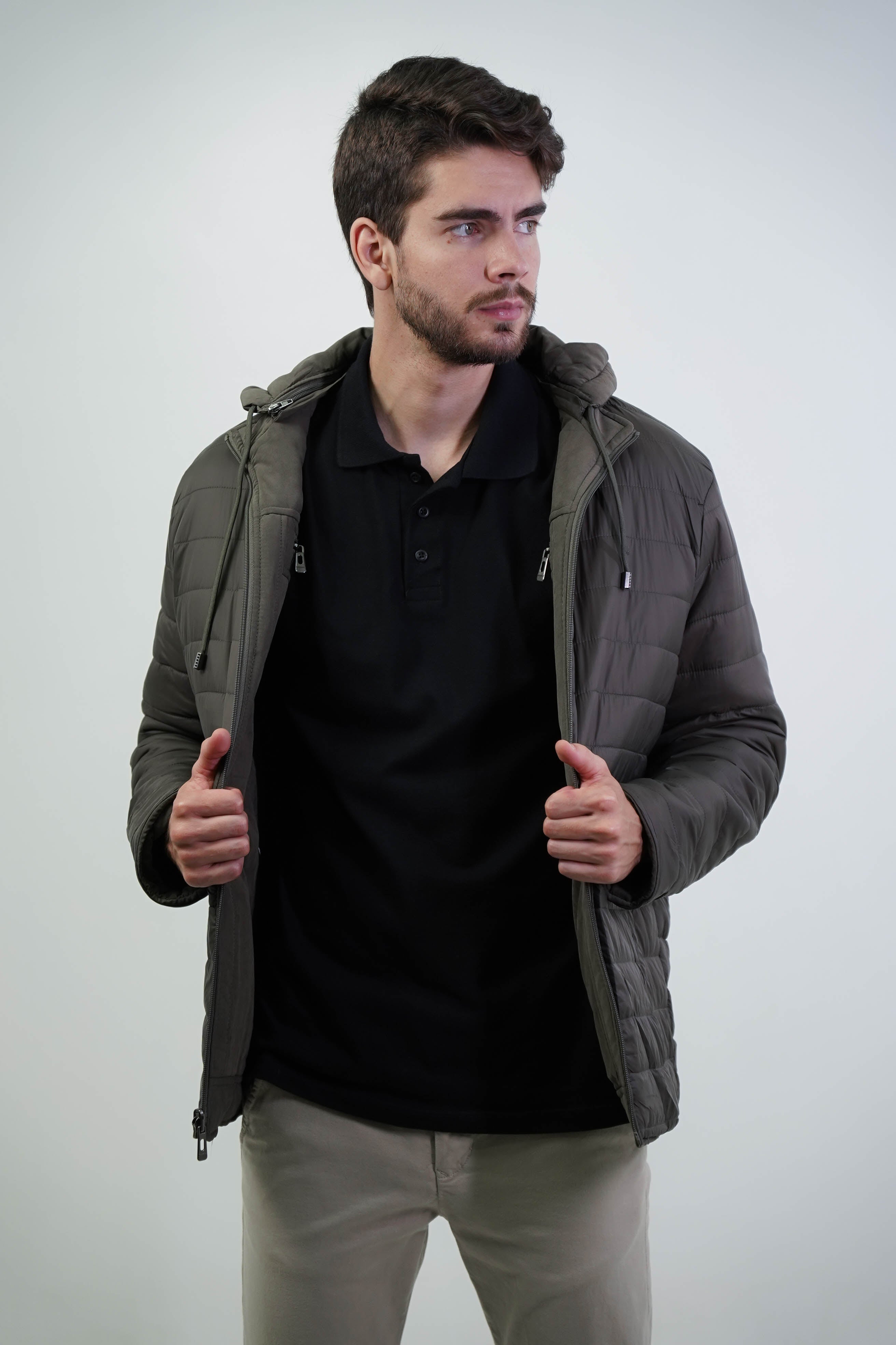 JAQUETA DUO ESSENTIAL CASACO DUPLA FACE 2 EM 1