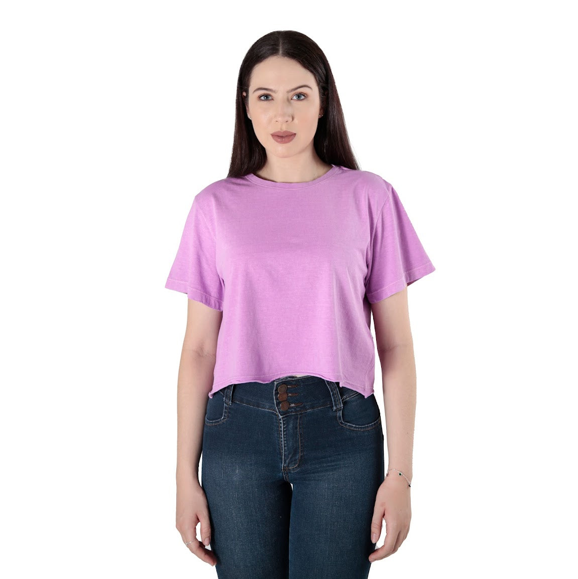 CROPPED STONED COLOR