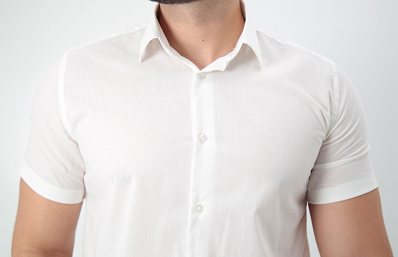 CAMISA MANGA CURTA  SLIM FIT BÁSICA