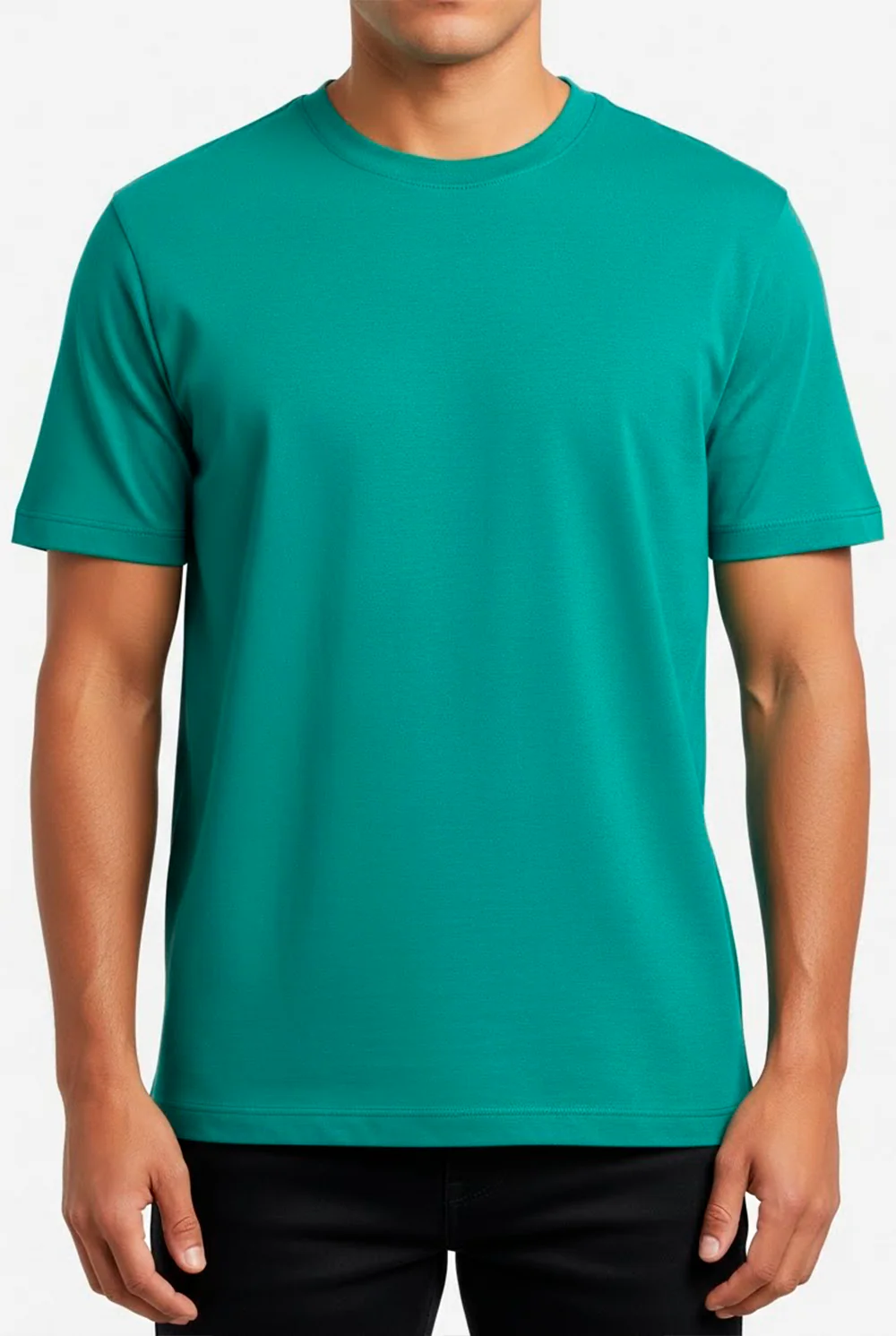 CAMISETA BÁSICA GOLA REDONDA - MODA