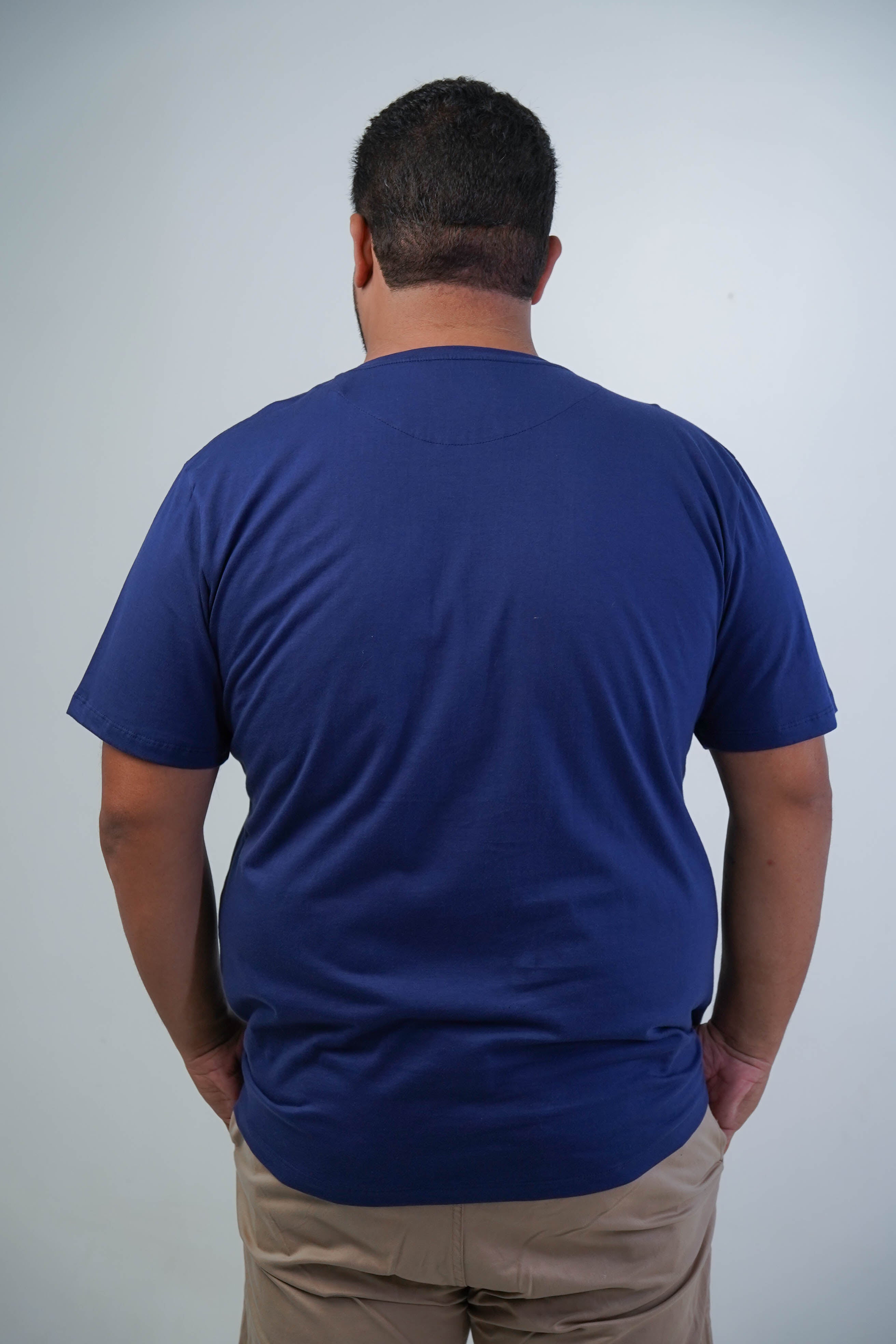 CAMISETA BÁSICA GOLA REDONDA LISA PLUS