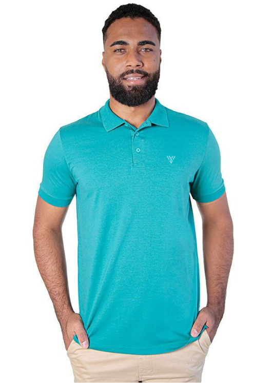 POLO COTTON PIMA COM ELASTANO LISA