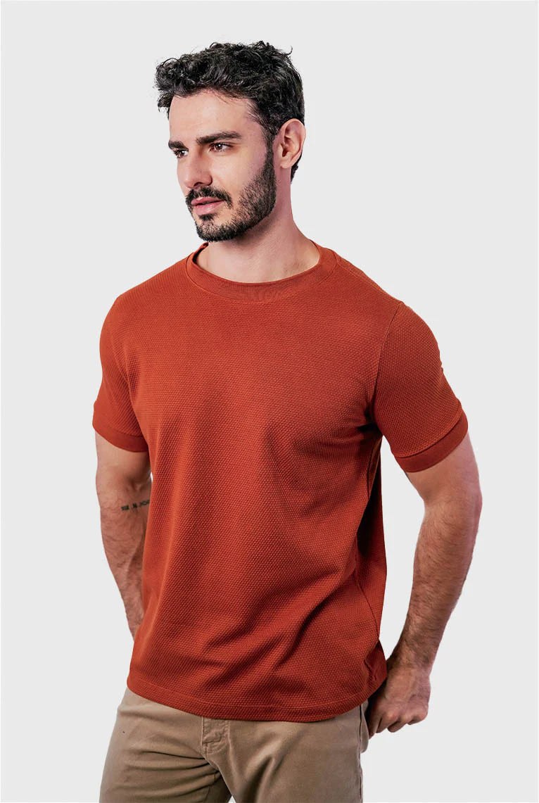 CAMISETA ESTRUTURADA TEXTURA