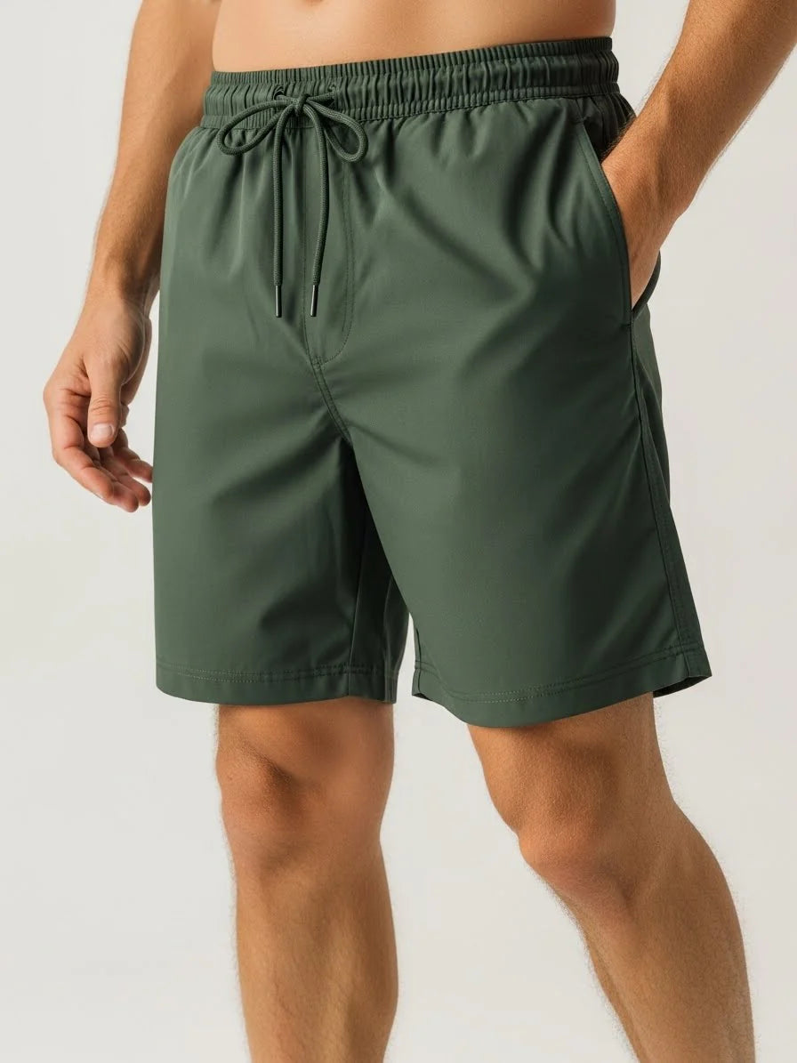 SHORT PRAIA LISO GOLD