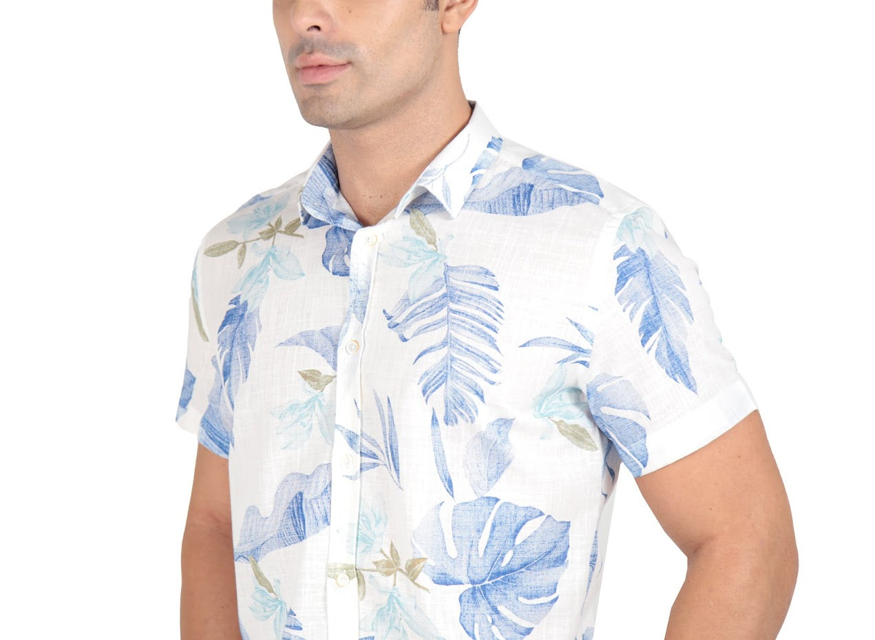CAMISA MANGA CURTA SLIM FIT FLAMÊ