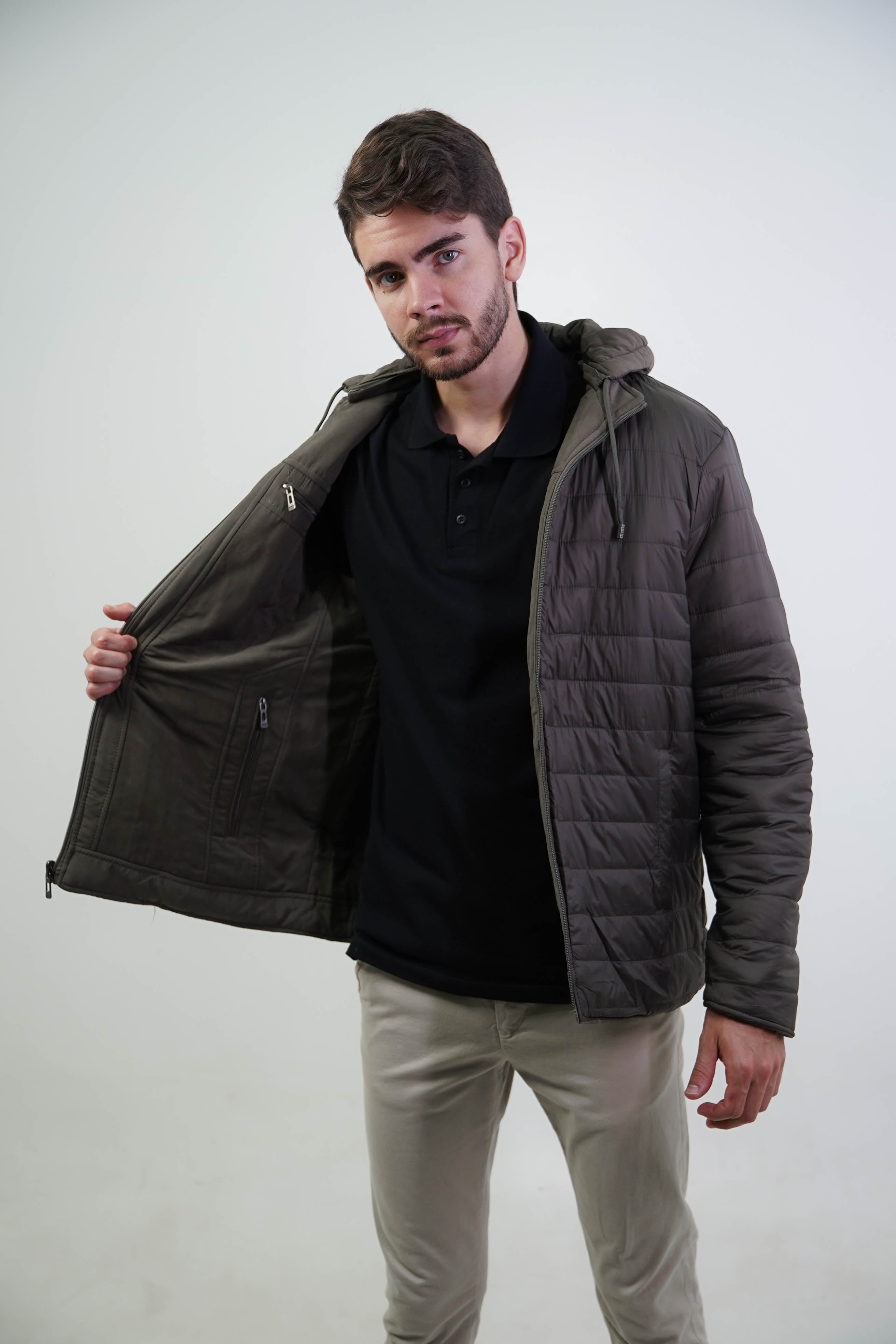 JAQUETA DUO ESSENTIAL CASACO DUPLA FACE 2 EM 1