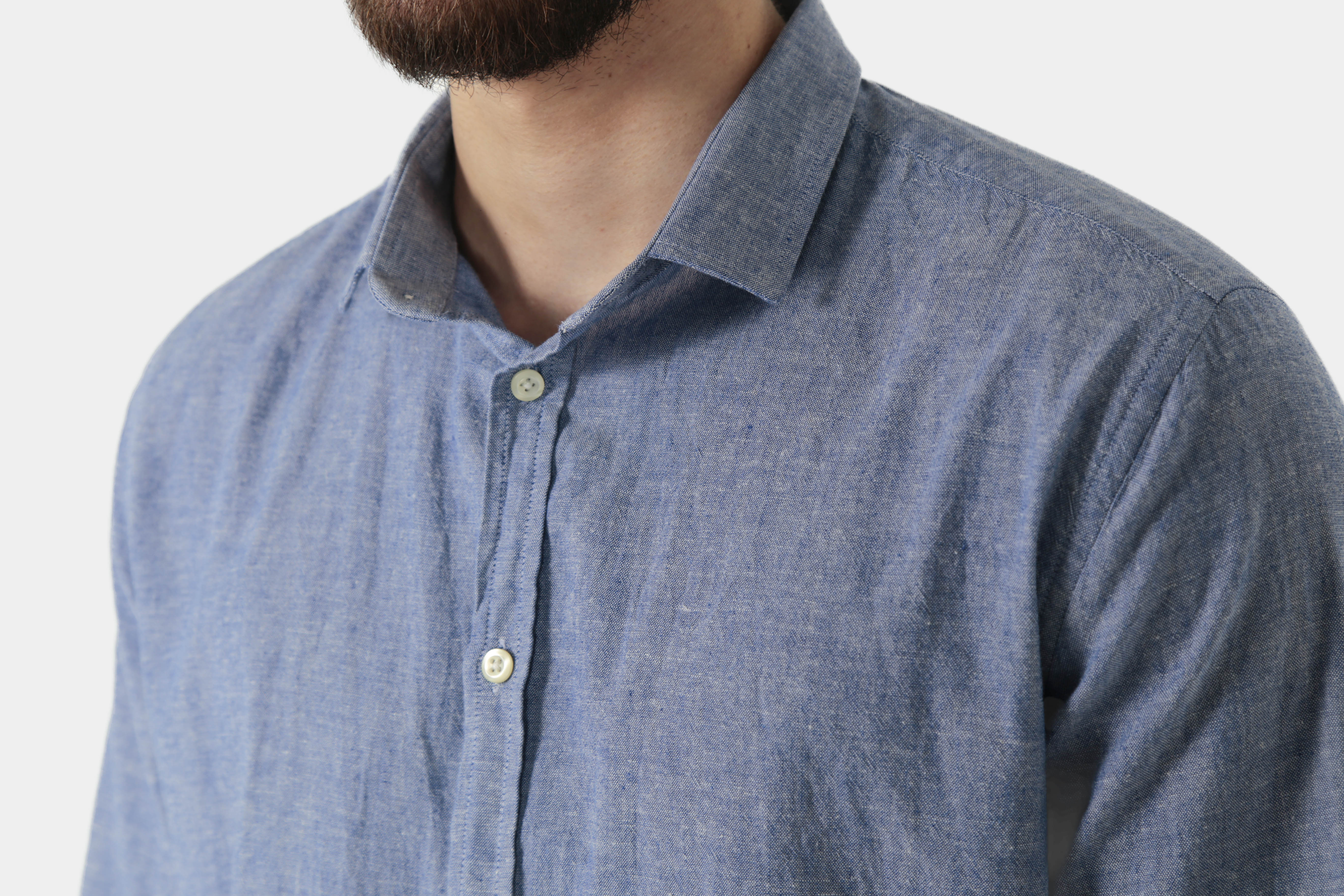 CAMISA MANGA LONGA LINHO SLIM FIT