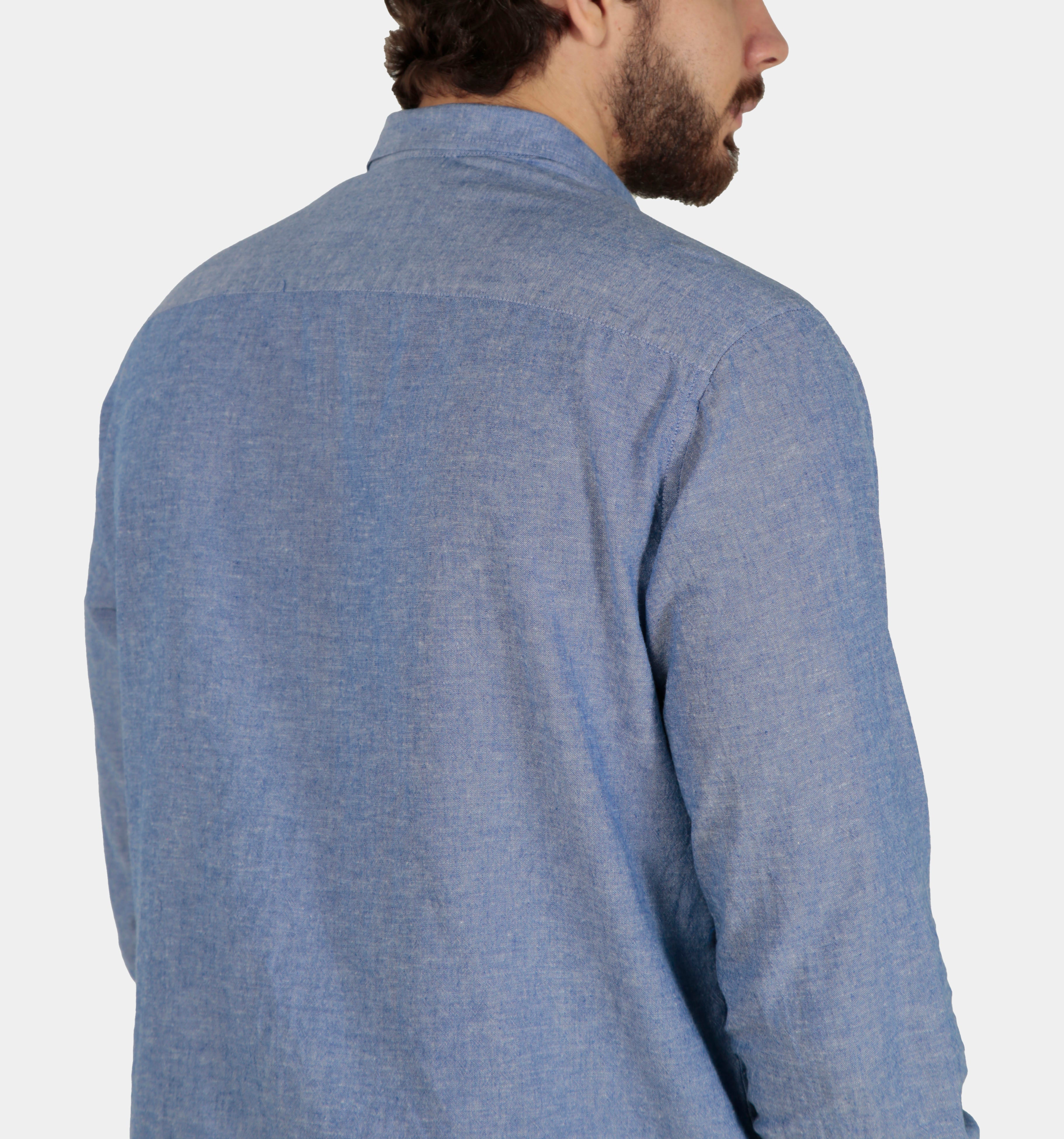 CAMISA MANGA LONGA LINHO SLIM FIT