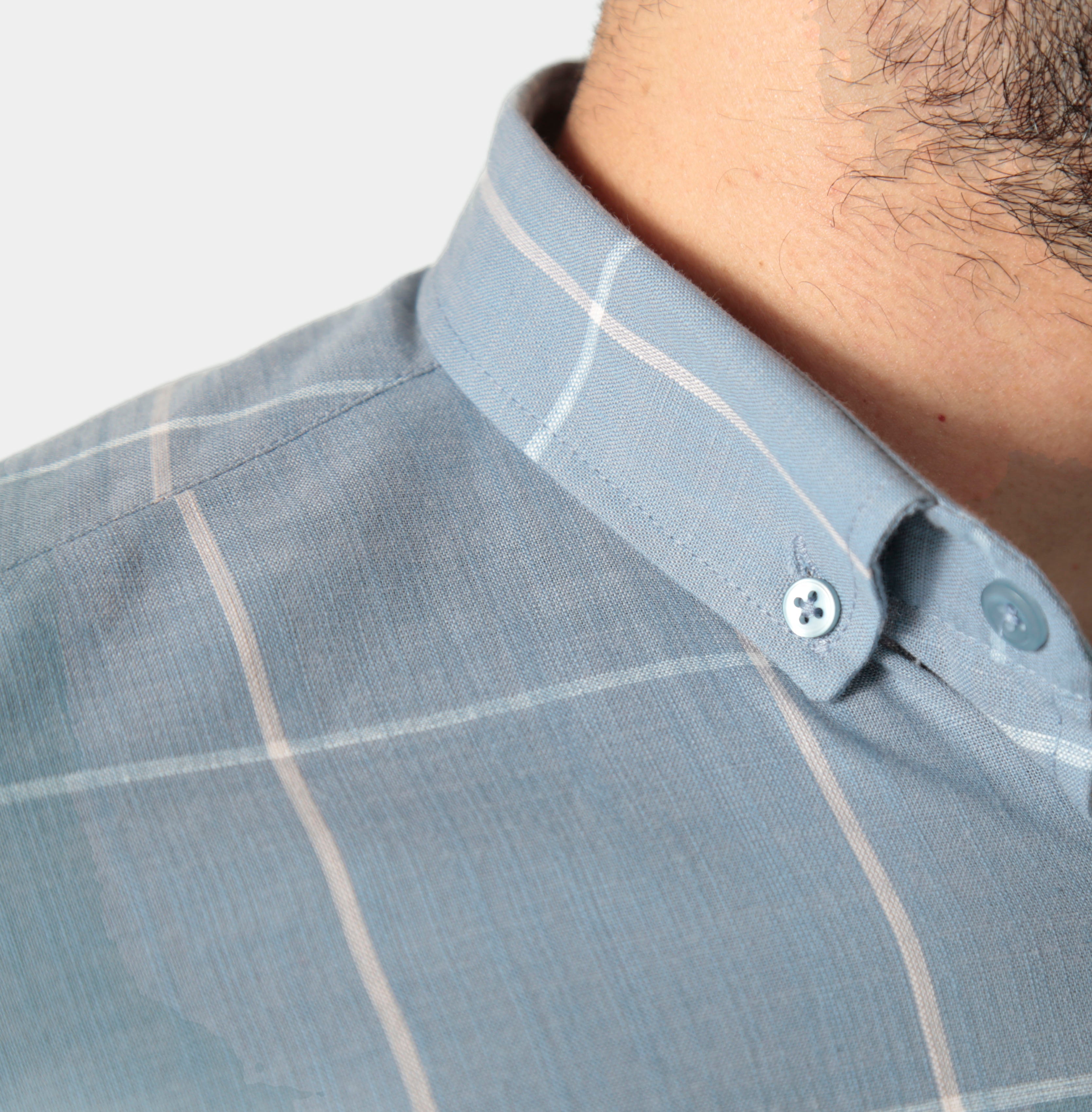 CAMISA SOCIAL MANGA LONGA MAXI XADREZ